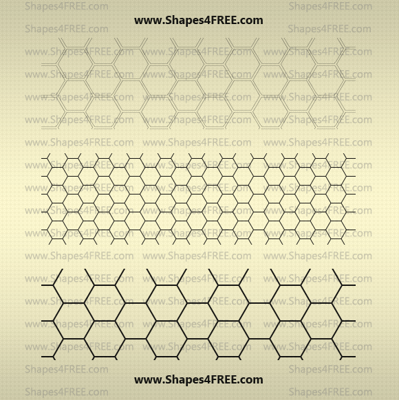 hexagon honeycomb pattern