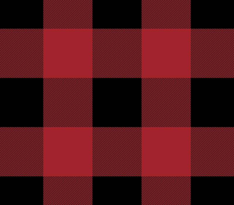 Red & Black Buffalo Check Pattern Vector (SVG)
