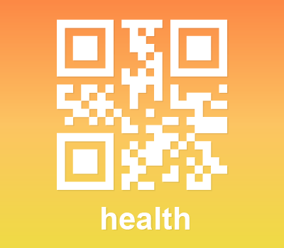 QR Code Icon: Health (Photoshop & Vector Shape)