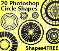 download circle photoshop shapes csh