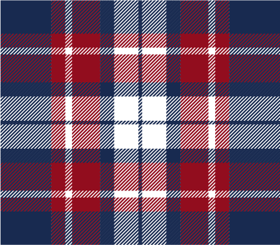 Blue Red White Check Plaid Vector Pattern (SVG)