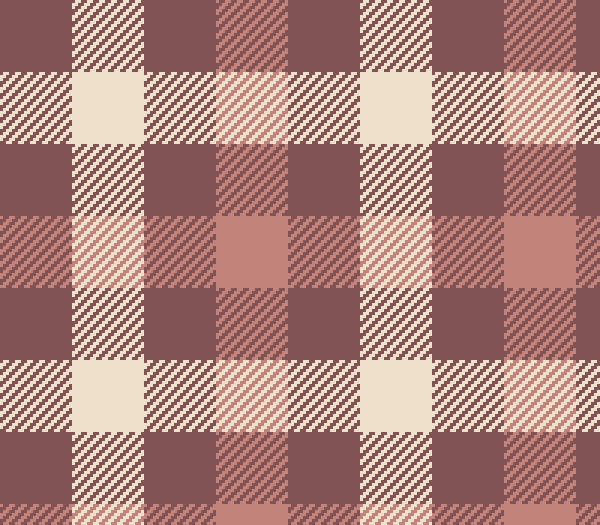 Taupe Tartan Check Plaid Pixel Pattern Vector (SVG)