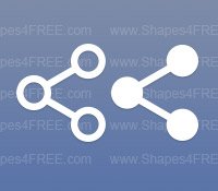 Share Icon Photoshop Shapes